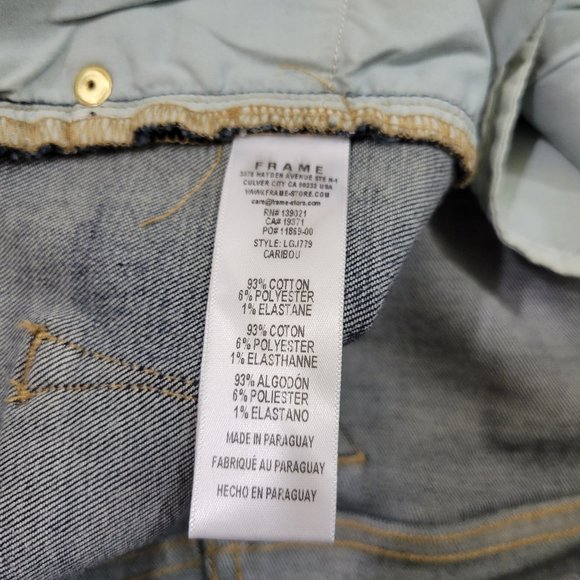 Frame Denim Garcon Relaxed Boyfriend Distressed Jean, Caribou Dark - Picture 13 of 14